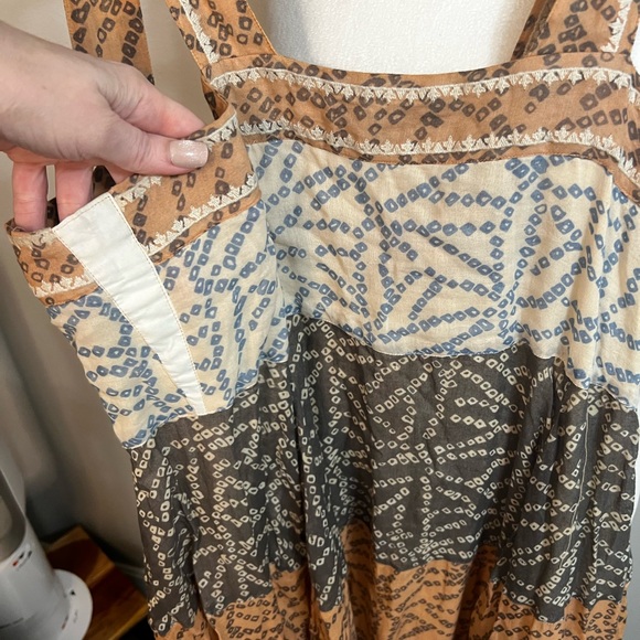 French Connection Maxi Dress 10 Large
Cotton tiered Multicolor Polkadot - Picture 9 of 14